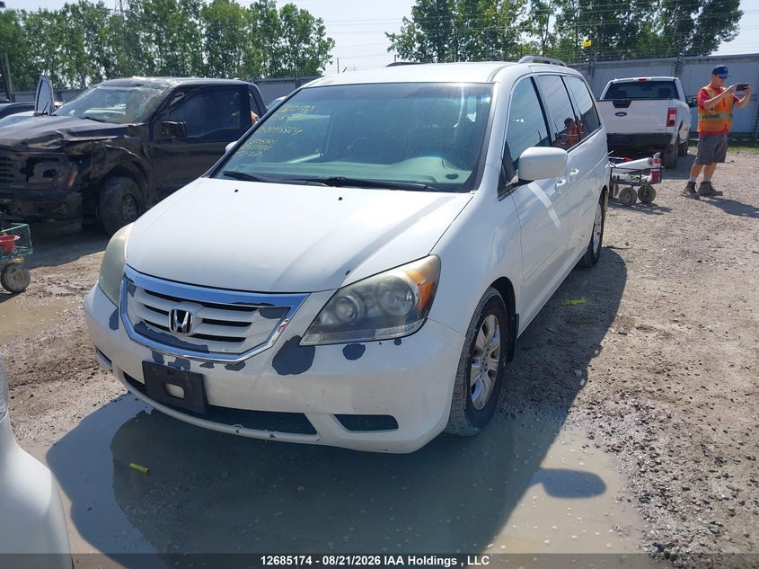 2010 Honda Odyssey, Удар ззаду, IAAI, VIN 5FNRL3H51AB506701 — фото 2