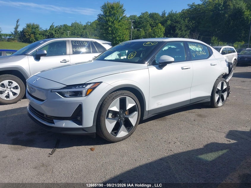2024 Polestar 2, Left Rear, IAAI, VIN YSMFD3KA9RL221683 — photo 2