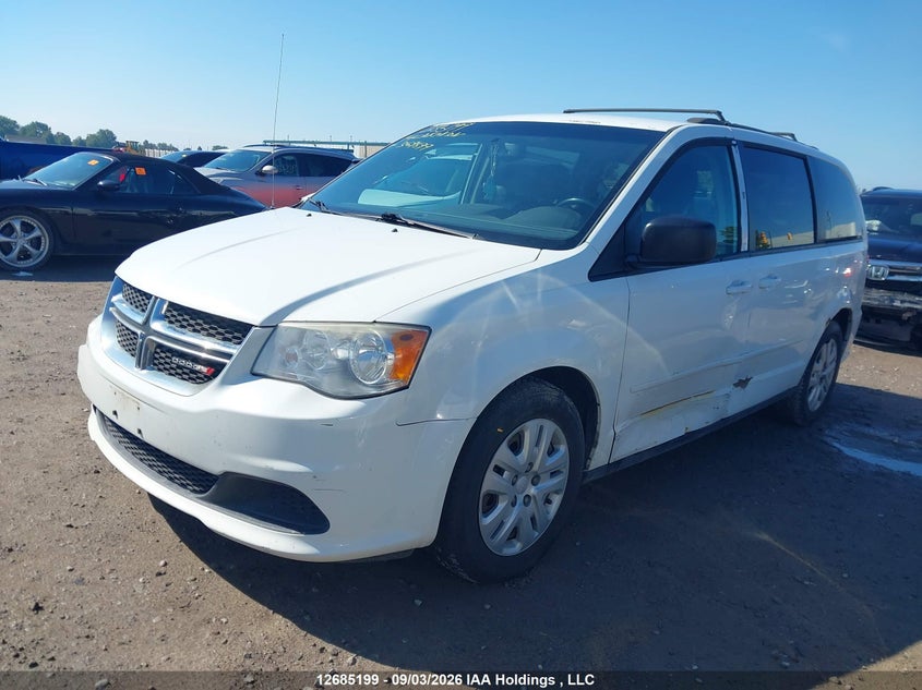 2014 Dodge Caravan, Right Side, IAAI, VIN 2C4RDGBG7ER369899 — photo 2