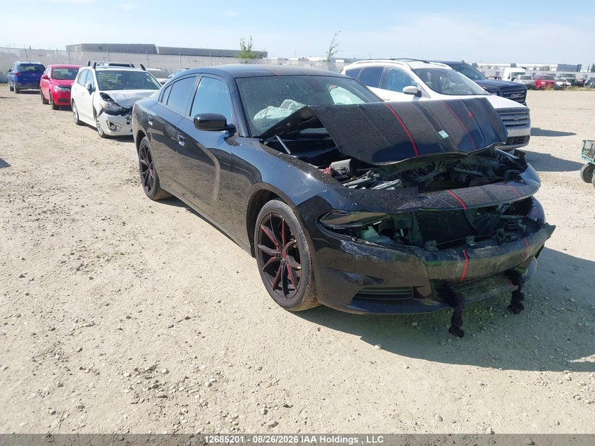 2019 Dodge Charger Sxt, Front, IAAI, VIN 2C3CDXBGXKH631894