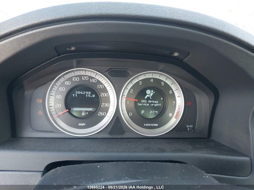 2011 VOLVO S80 SEDAN 3.2L I-6 DOHC, VVT, 240HP