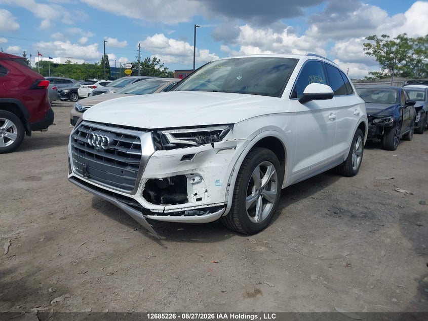 2020 Audi Q5, Удар спереду, IAAI, VIN WA1BNAFY2L2060703 — фото 2