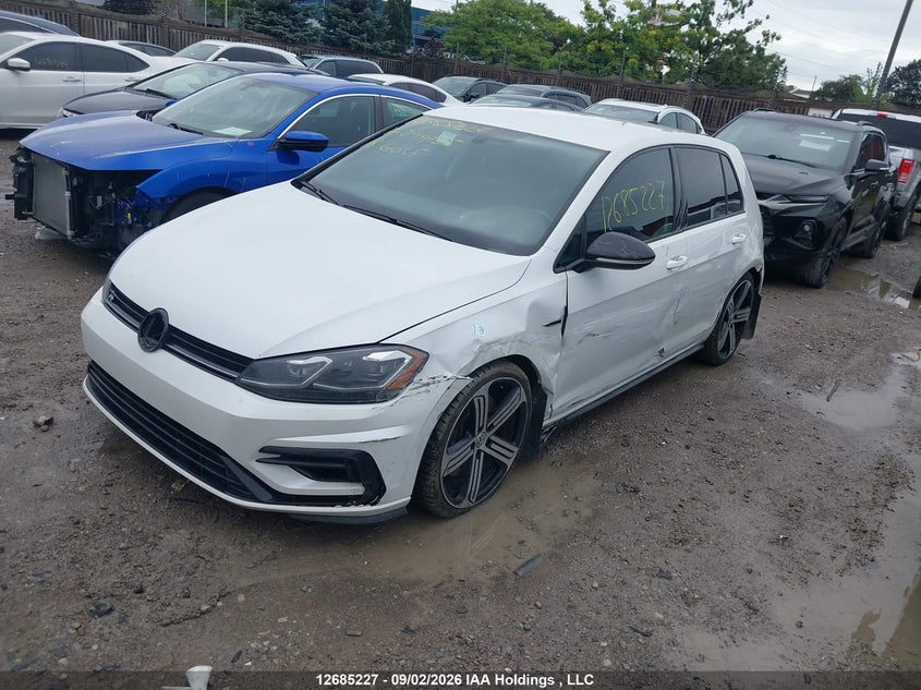 Vin: wvwwf7au9jw249155, lot: 3089618, volkswagen golf r 2.0 tsi 20182