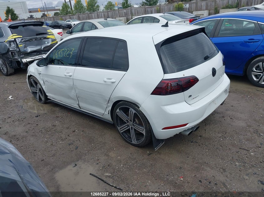 Vin: wvwwf7au9jw249155, lot: 3089618, volkswagen golf r 2.0 tsi 20183