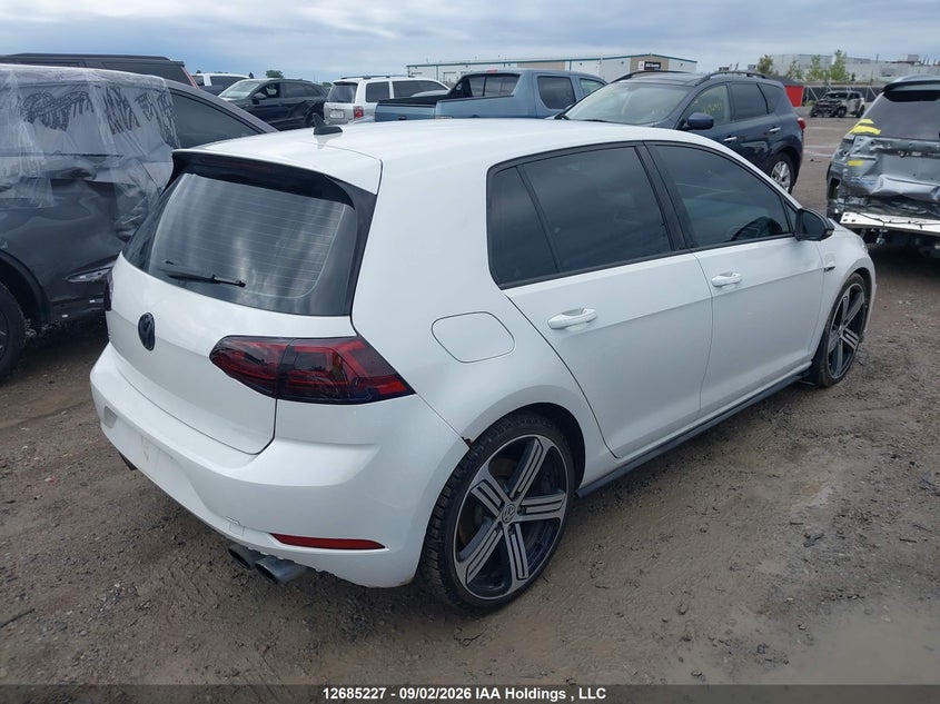 Vin: wvwwf7au9jw249155, lot: 3089618, volkswagen golf r 2.0 tsi 20184