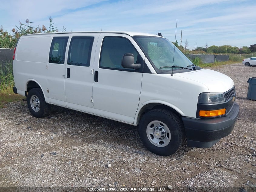 2020 Chevrolet Express G2500, Left Side, IAAI, VIN 1GCWGAFP3L1245471