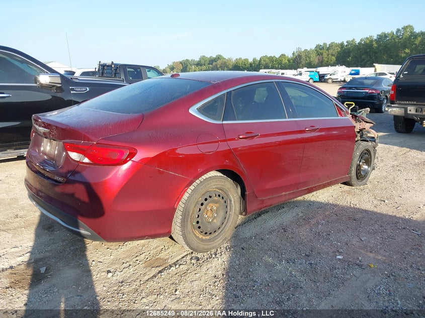 Vin: 1c3cccab8gn192937, lot: 3089640, chrysler 200 limited 20164