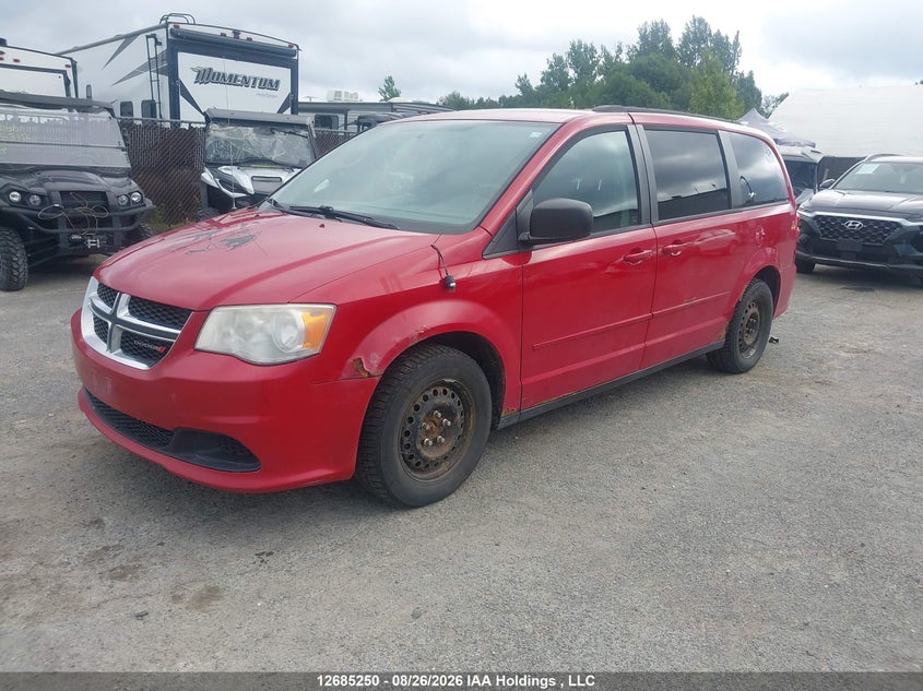 2013 Dodge Caravan, Благотворительность, IAAI, VIN 2C4RDGBG1DR634914 — фото 2