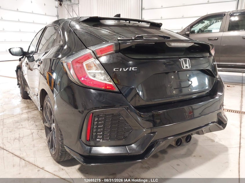 Vin: shhfk7h48ku304054, lot: 3089666, honda civic sport 20193