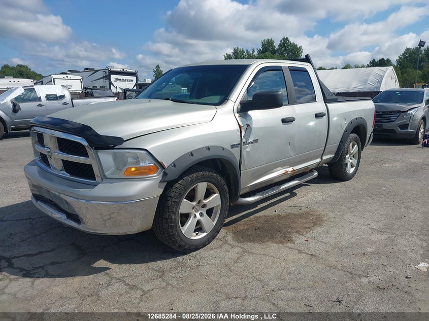 2010 Dodge RAM, Front, IAAI, VIN 1D7RV1GT1AS251183 — photo 2