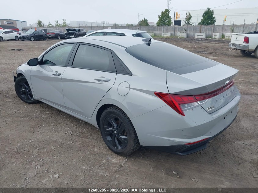 Vin: kmhlm4aj2mu004903, lot: 3089677, hyundai elantra blue 20213