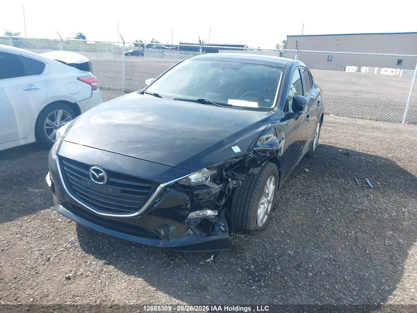 2016 Mazda 3, Front, IAAI, VIN 3MZBM1V7XGM262119 — photo 2