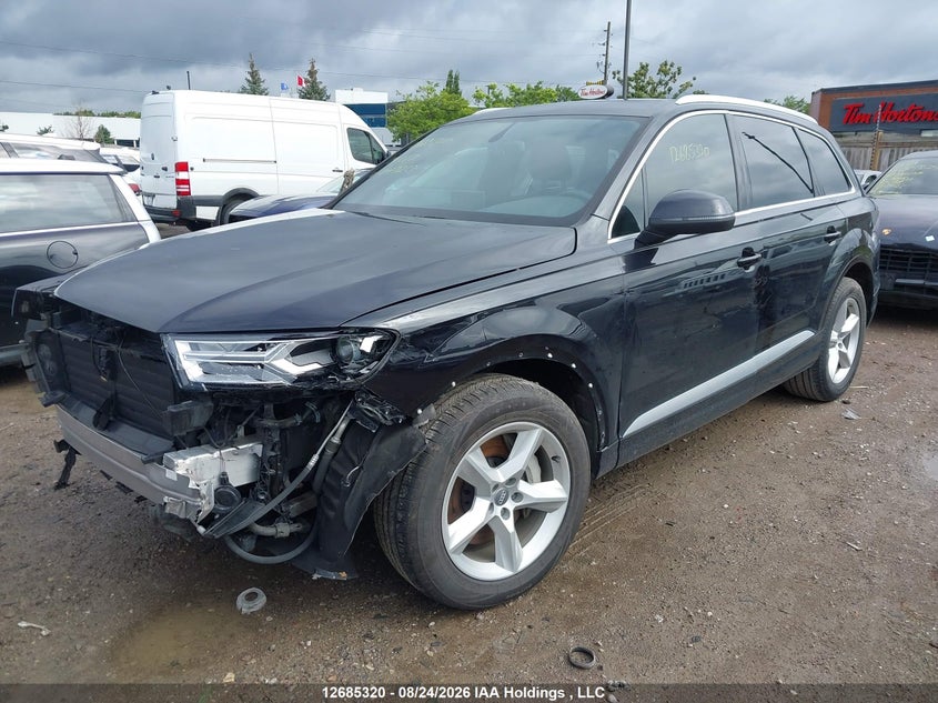 2019 Audi Q7, Удар спереди, IAAI, VIN WA1AAAF76KD047213 — фото 2