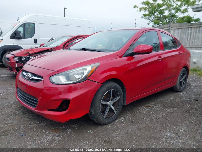 Vin: kmhct4ae7du474155, lot: 3089742, hyundai accent 20132
