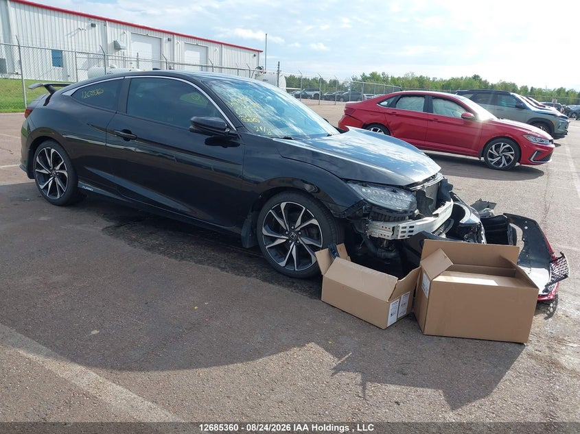 2018 Honda Civic Si Si, Удар спереду, IAAI, VIN 2HGFC3A59JH220359