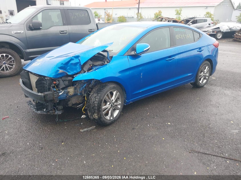 Vin: kmhd84lf5hu114383, lot: 3089760, hyundai elantra gl 20172