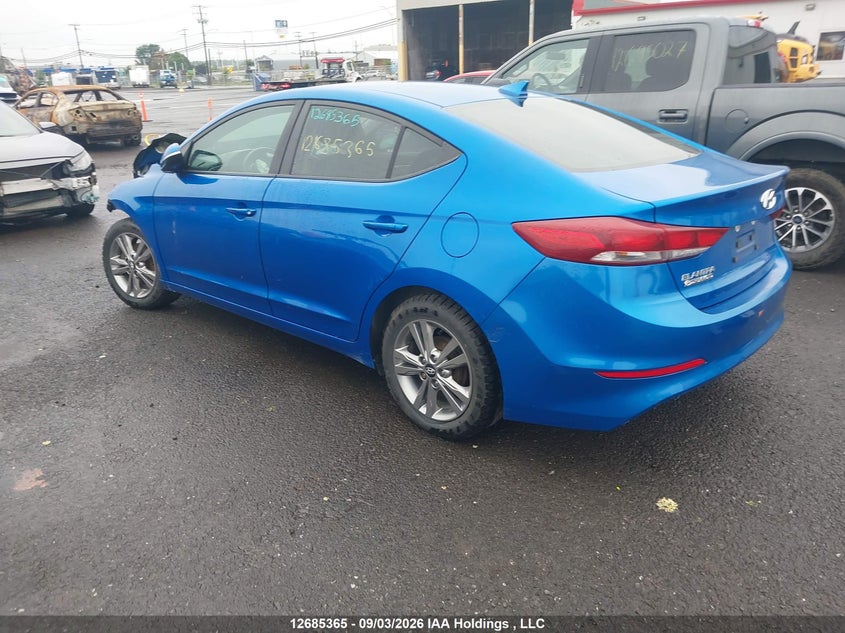 Vin: kmhd84lf5hu114383, lot: 3089760, hyundai elantra gl 20173