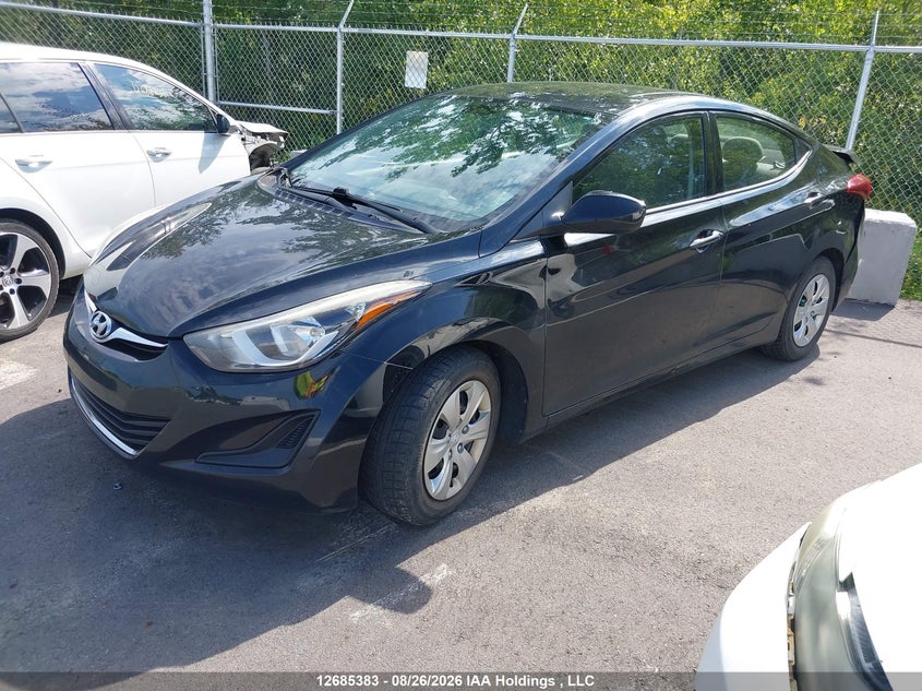 Vin: 5npdh4ae7gh792446, lot: 3089779, hyundai elantra 20162