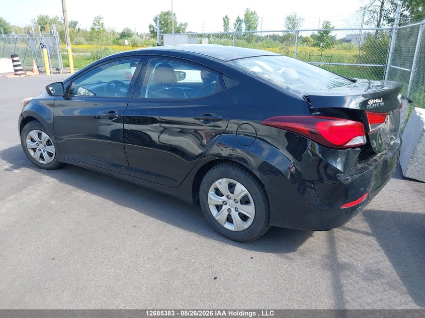 Vin: 5npdh4ae7gh792446, lot: 3089779, hyundai elantra 20163