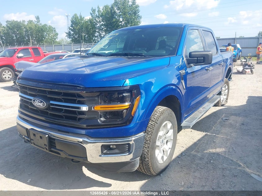 2025 Ford F150 Xlt, Left Side, IAAI, VIN 1FTFW3L54SKF02468 — photo 2