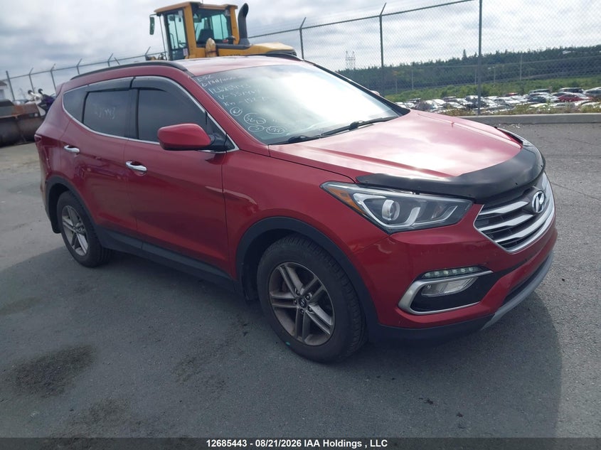 2018 Hyundai Santa Fe Sport, Repossession, IAAI, VIN 5XYZTDLB2JG551464