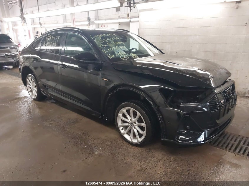 2023 Audi E-Tron Sportback Premium, Front, IAAI, VIN WA11AAGE8PB023575