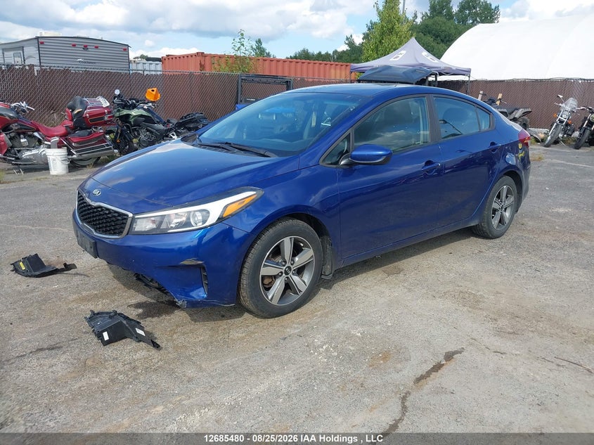 Vin: 3kpfl4a72je191594, lot: 3089880, kia forte lx/lx+ 20182