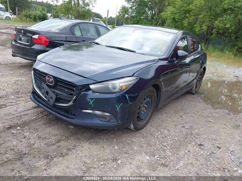 2018 Mazda 3, Угон, IAAI, VIN 3MZBN1M39JM206322 — фото 2
