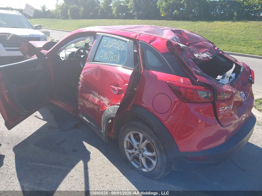 Vin: jm1dkbc74g0104808, lot: 3089926, mazda cx-3 gs 20163