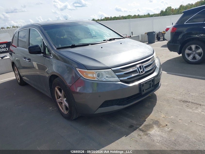2012 Honda Odyssey Exl, Front, IAAI, VIN 5FNRL5H66CB502957