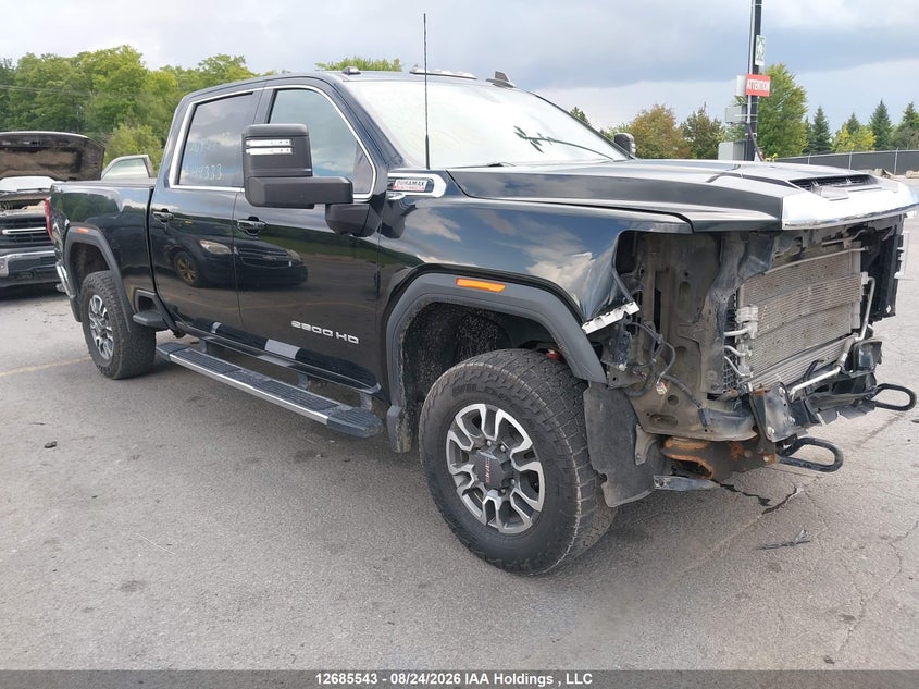 2023 GMC Sierra K2500 Sle, Удар спереду, IAAI, VIN 1GT19MEY0PF144333