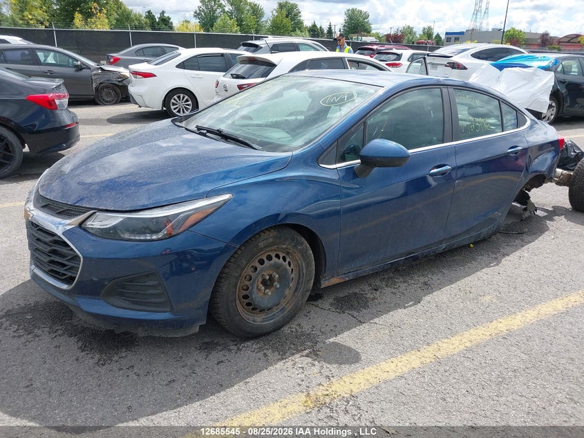 Vin: 1g1be5sm2k7123986, lot: 3089946, chevrolet cruze lt 20192