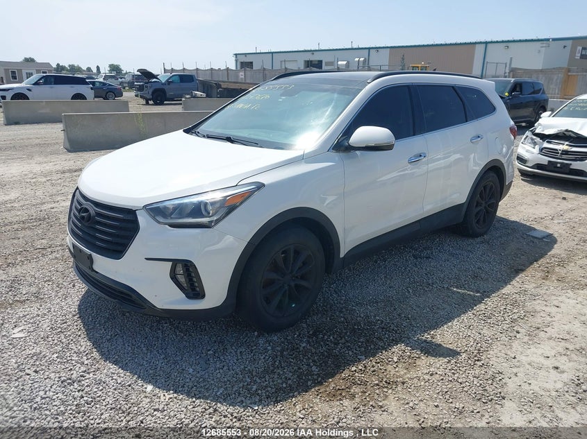 Vin: km8sndhf4ju273670, lot: 3089956, hyundai santa fe se/limited 20182