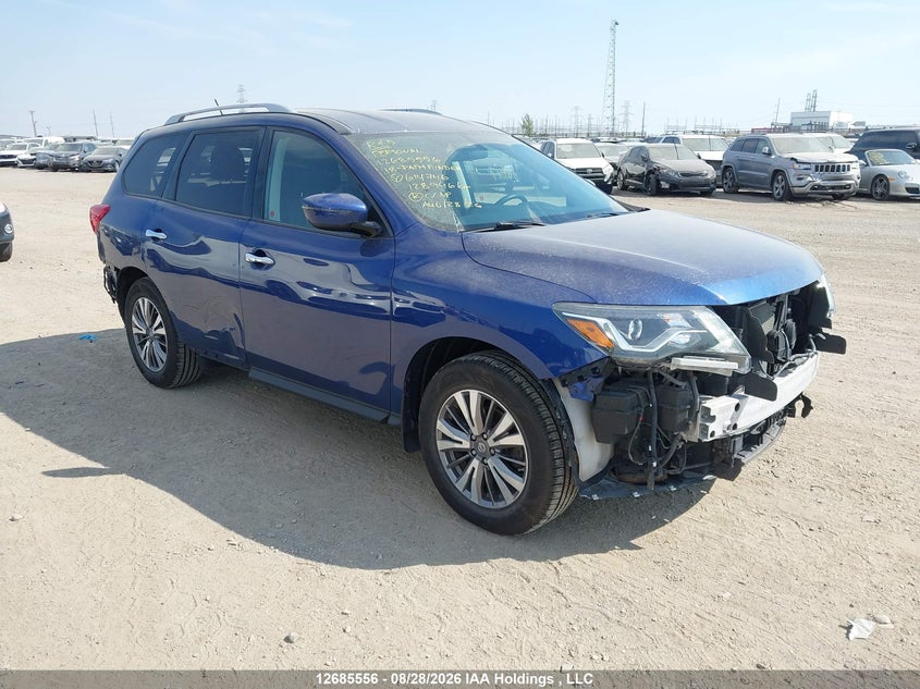 2018 Nissan Pathfinder S/Sv/Sl/Platinum, Удар сзади, IAAI, VIN 5N1DR2MM3JC614746