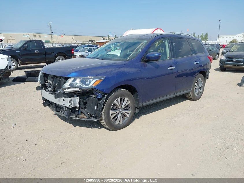 2018 Nissan Pathfinder, Rear, IAAI, VIN 5N1DR2MM3JC614746 — photo 2