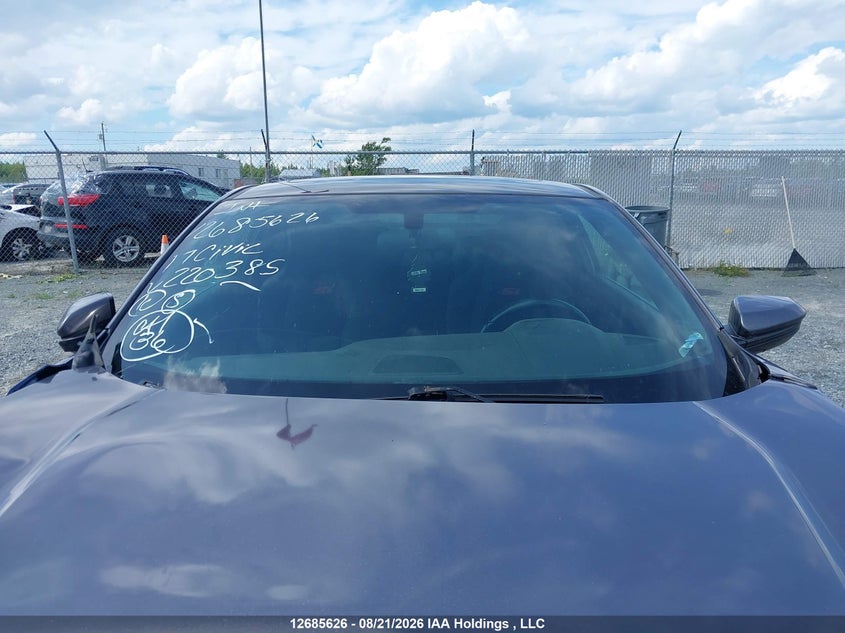 2017 HONDA CIVIC SEDAN 1.5L I-4 DI, DOHC, VVT, TURBO, 205HP