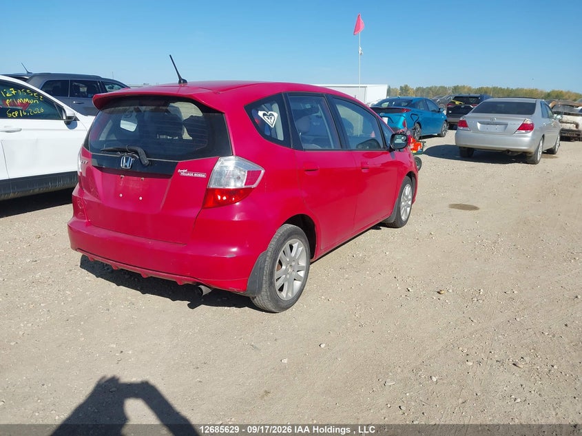 Vin: jhmge8h51ac803848, lot: 3090032, honda fit lx 20104