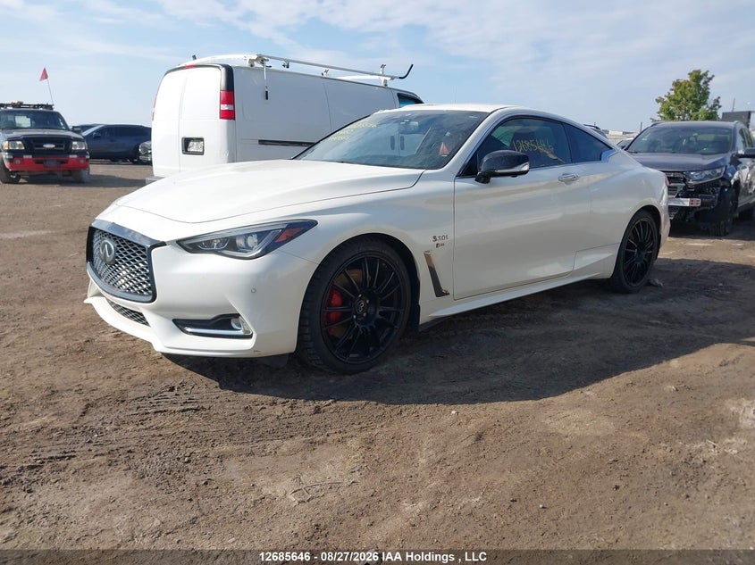 Vin: jn1fv7el8km440666, lot: 3090049, infiniti q60 red sport 400 20192