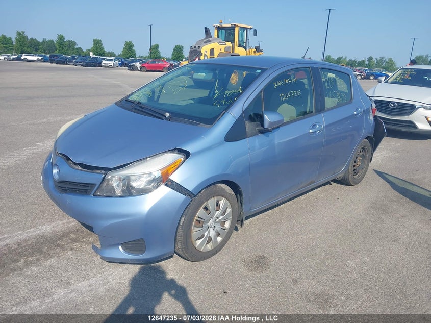 2012 Toyota Yaris, Удар спереди, IAAI, VIN JTDKTUD31CD538733 — фото 2