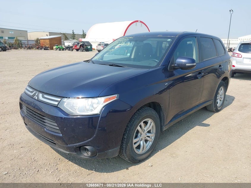 2014 Mitsubishi Outlander, Удар сзади, IAAI, VIN JA4JZ3AX8EZ606232 — фото 2