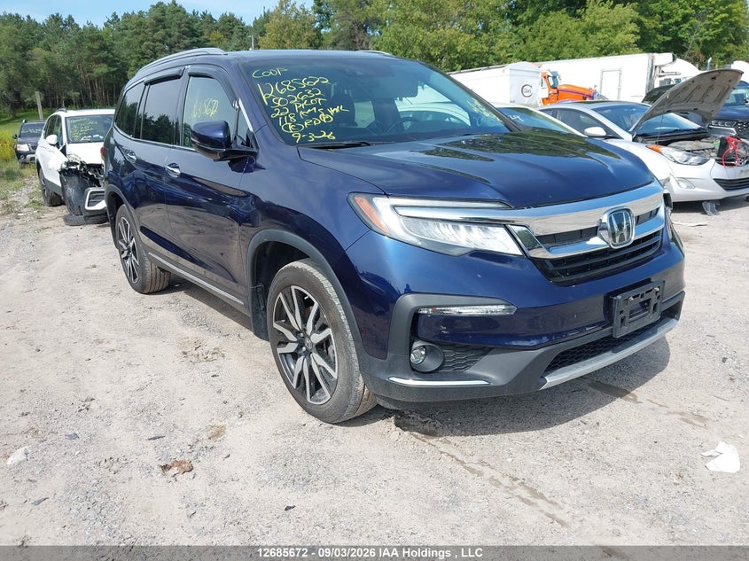 Vin: 5fnyf6h66nb502632, lot: 3090077, honda pilot touring 2022 img_1