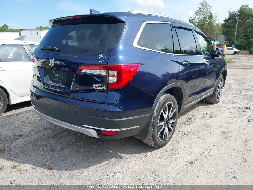 Vin: 5fnyf6h66nb502632, lot: 3090077, honda pilot touring 20224