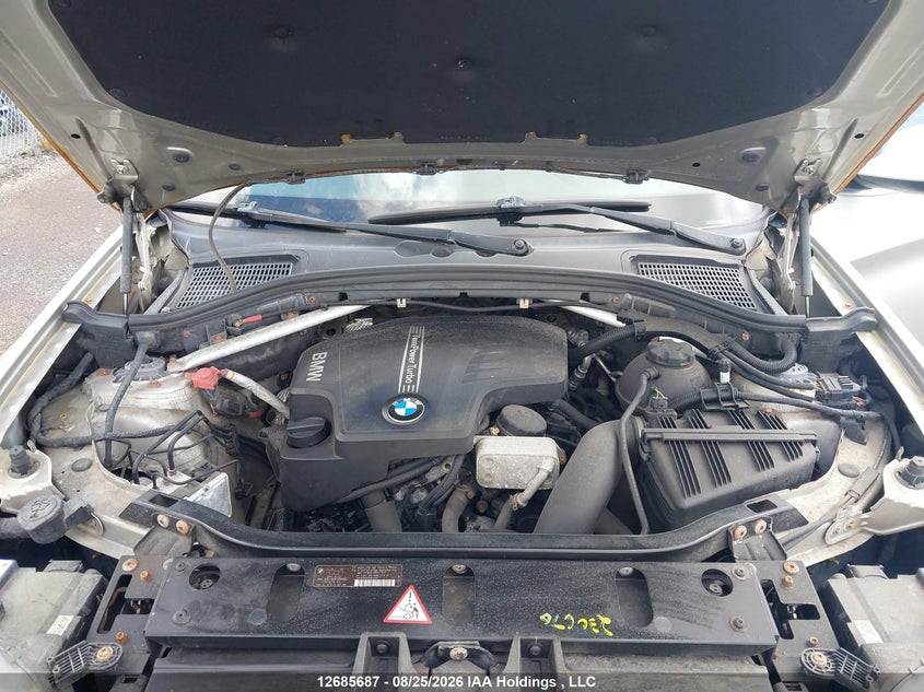2013 BMW X3 SPORT UTILITY VEHICLE 2.0L I-4 DI, DOHC, VVT, TURBO, 241HP
