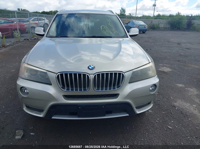 2013 BMW X3 SPORT UTILITY VEHICLE 2.0L I-4 DI, DOHC, VVT, TURBO, 241HP