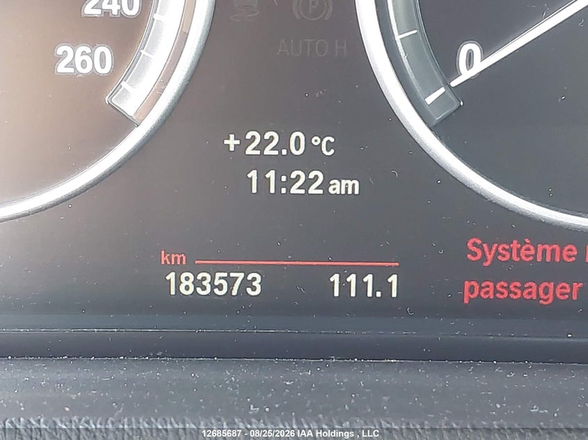 2013 BMW X3 SPORT UTILITY VEHICLE 2.0L I-4 DI, DOHC, VVT, TURBO, 241HP