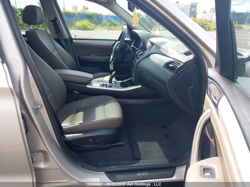 2013 BMW X3 SPORT UTILITY VEHICLE 2.0L I-4 DI, DOHC, VVT, TURBO, 241HP