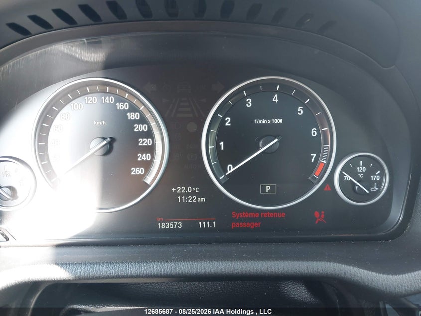 2013 BMW X3 SPORT UTILITY VEHICLE 2.0L I-4 DI, DOHC, VVT, TURBO, 241HP