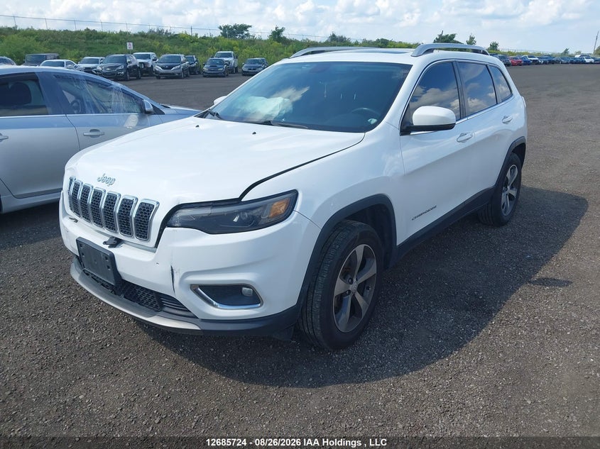 2019 Jeep Cherokee, Front, IAAI, VIN 1C4PJMDX7KD483458 — photo 2
