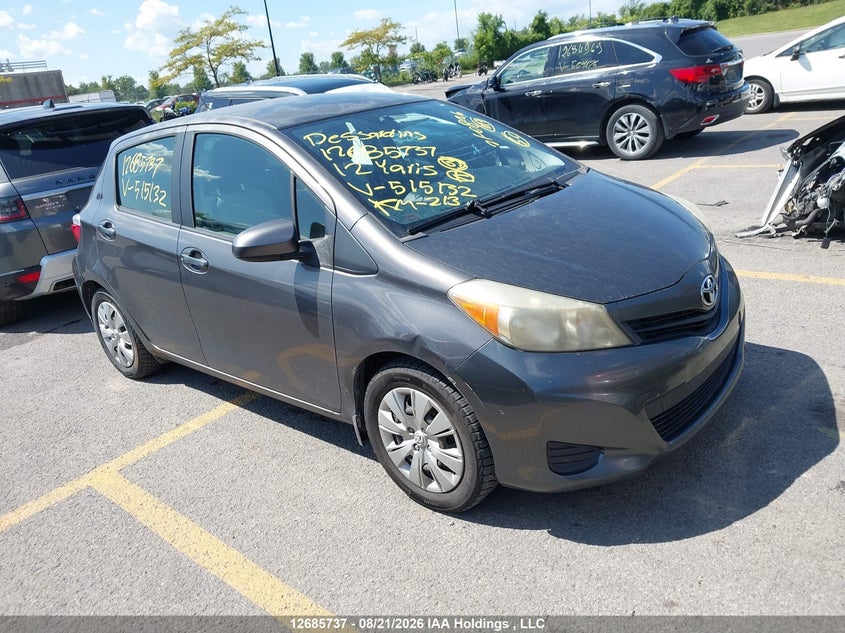 Vin: jtdktud33cd515132, lot: 3090144, toyota yaris 2012 img_1