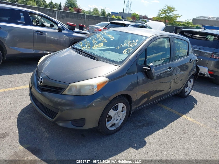 Vin: jtdktud33cd515132, lot: 3090144, toyota yaris 20122
